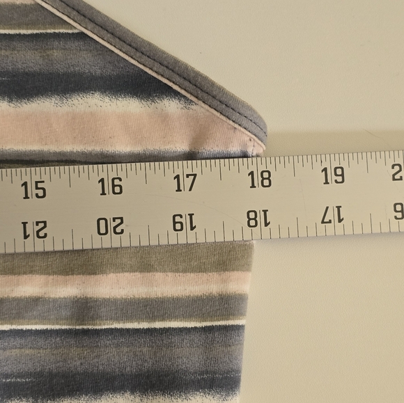 Pact Fit & Flare Strappy Striped Organic Dress Size XL - Picture 11 of 14